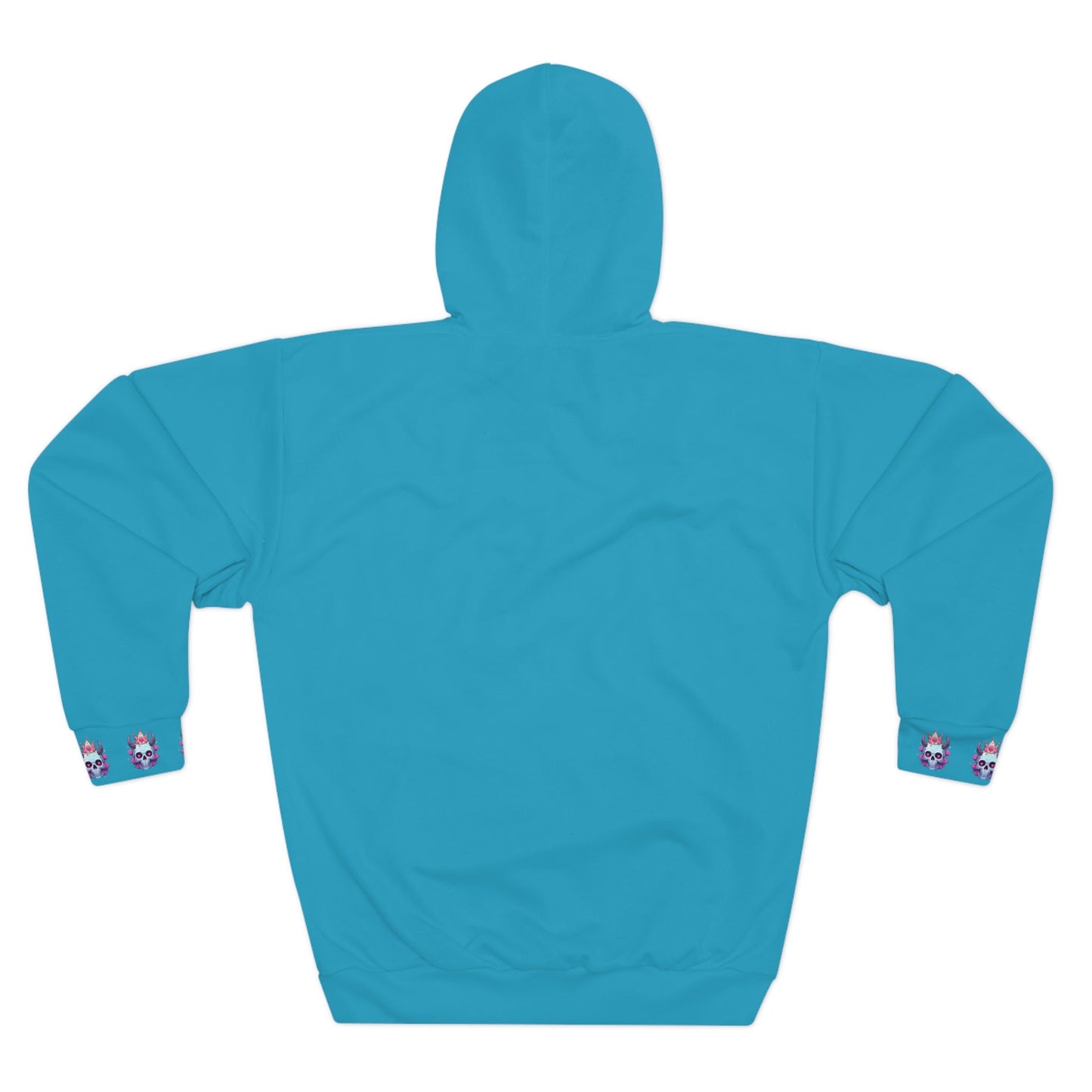 Mystic Teal Skull Hoodie