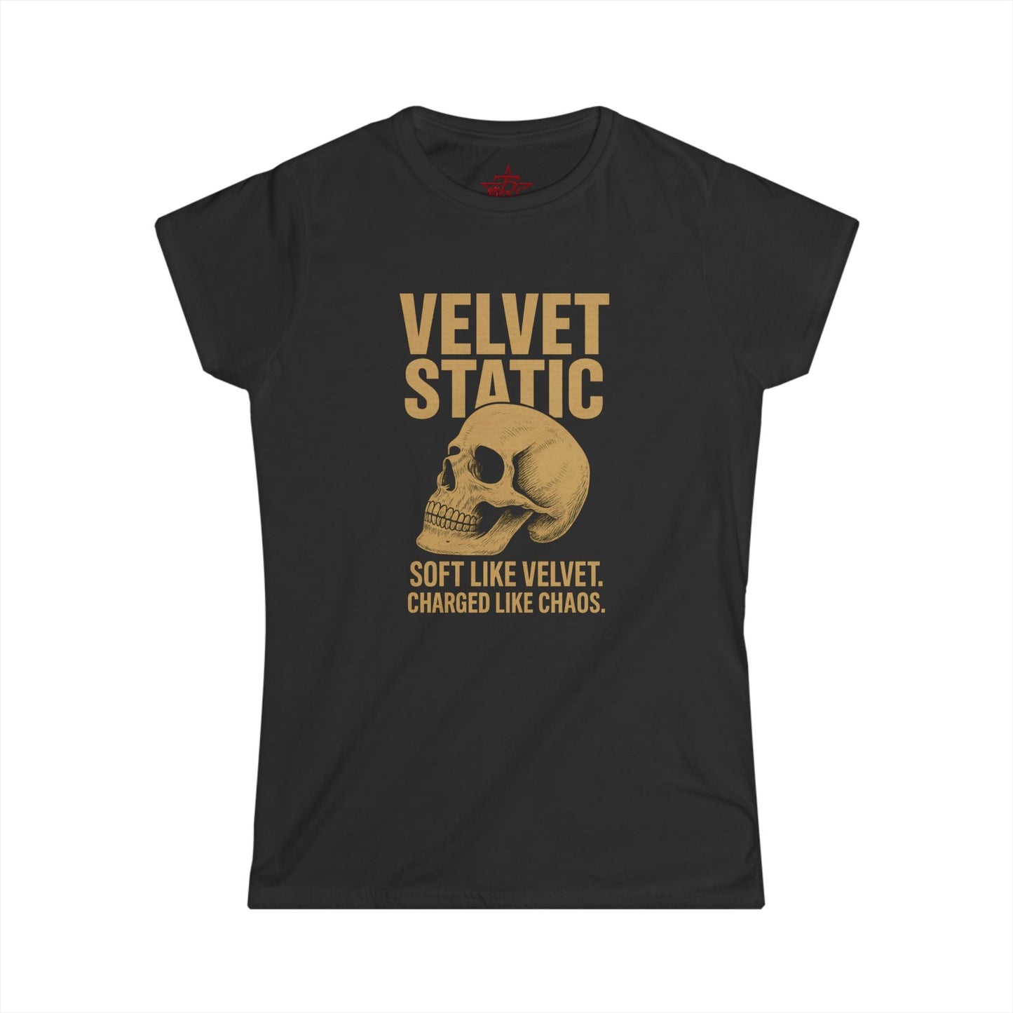 Velvet Static Skull