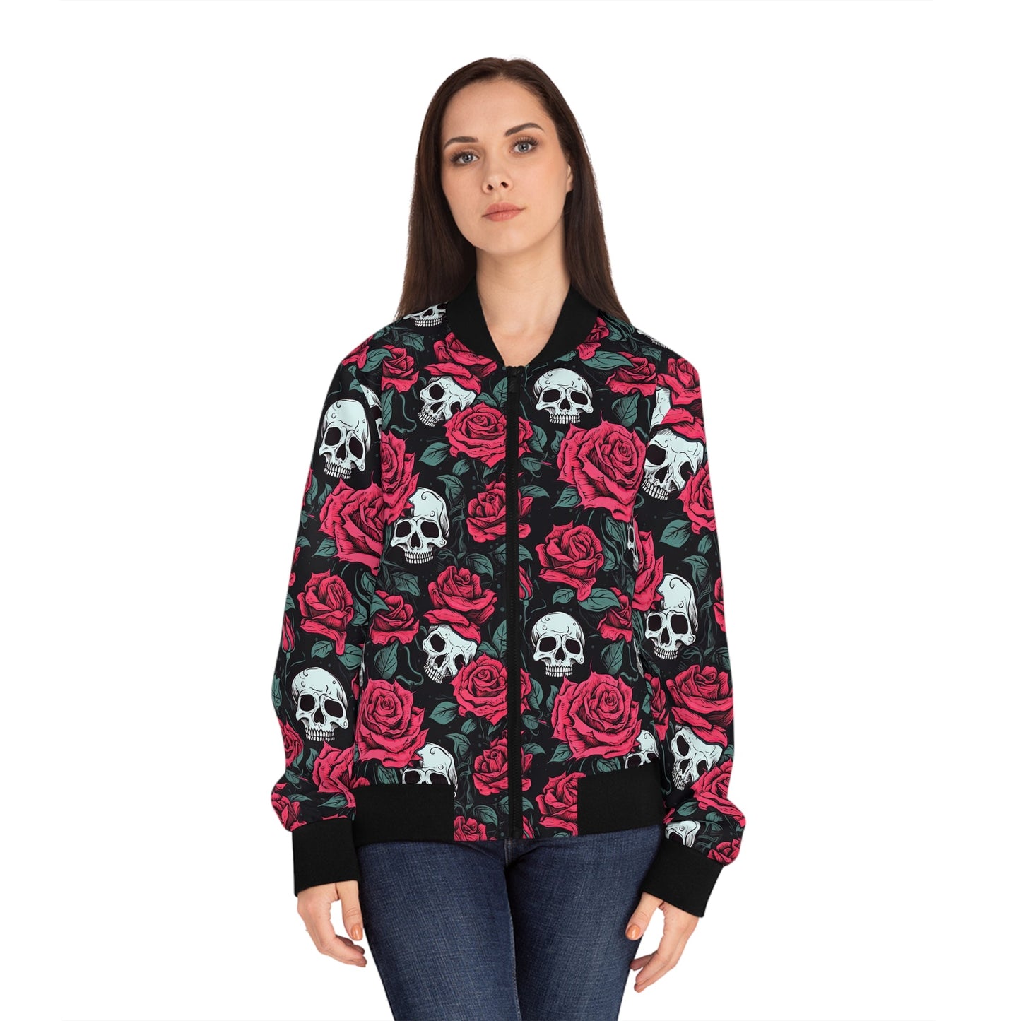 Rebel Rose Bomber Jacket