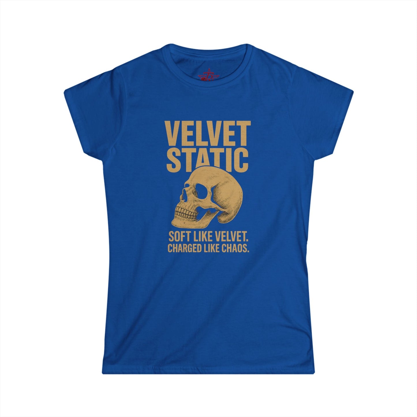 Velvet Static Skull