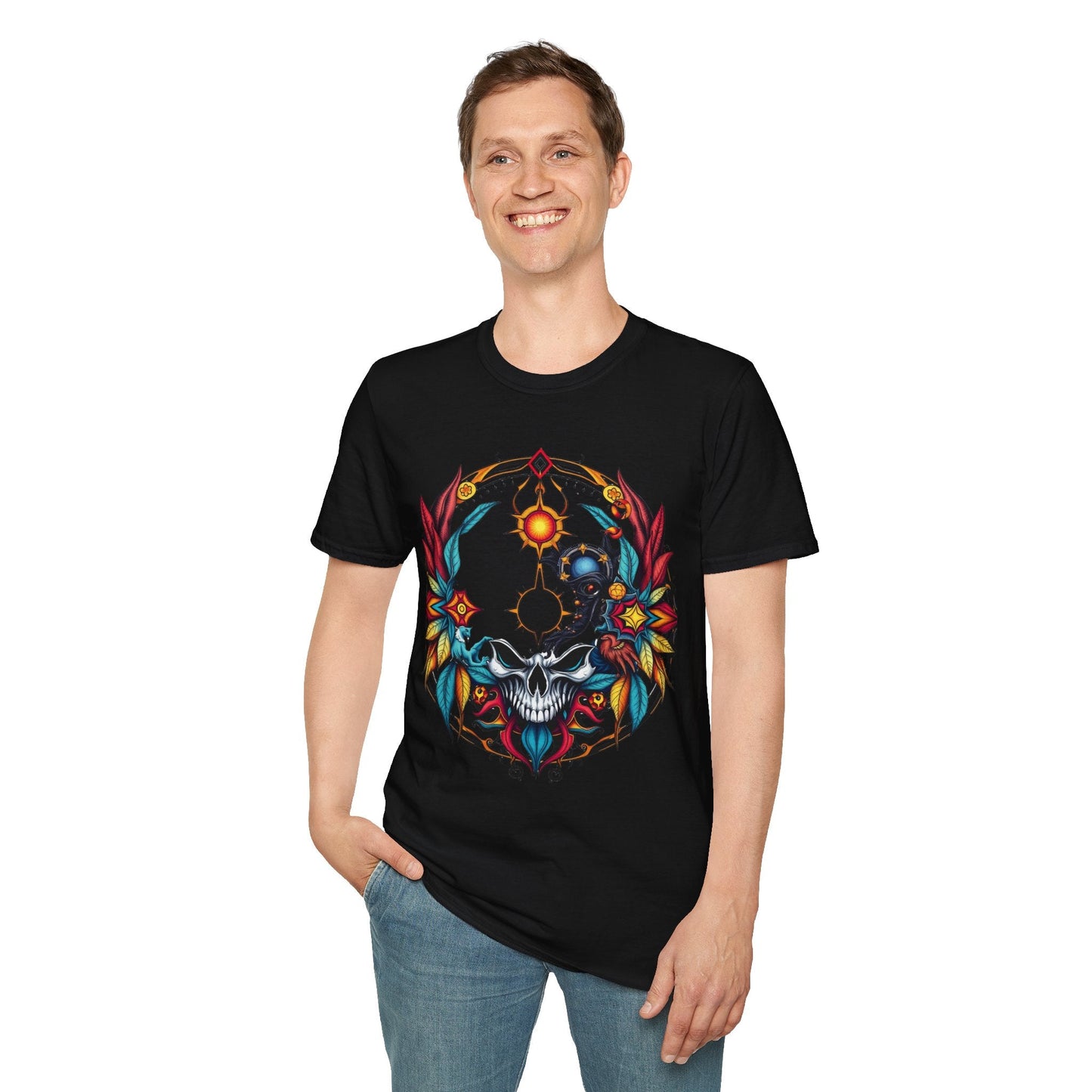 Skull Dare To Look Graphic T-Shirt