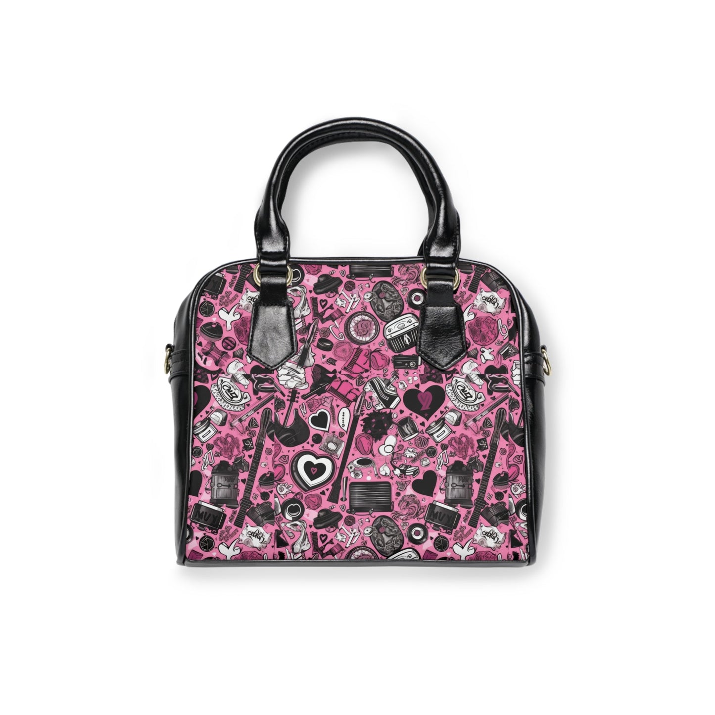 Hearts In Pink Handbag