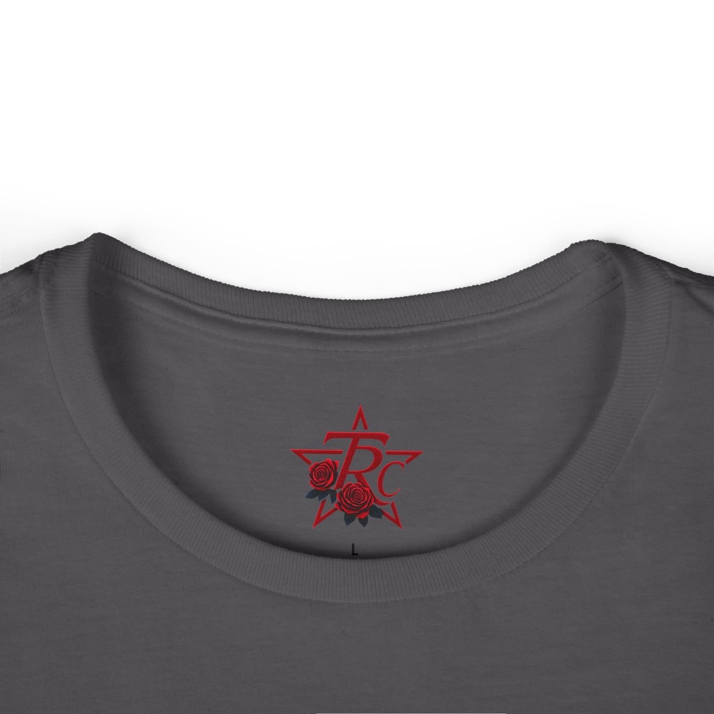 Gothic Pouty Little Girl V-Neck T-Shirt