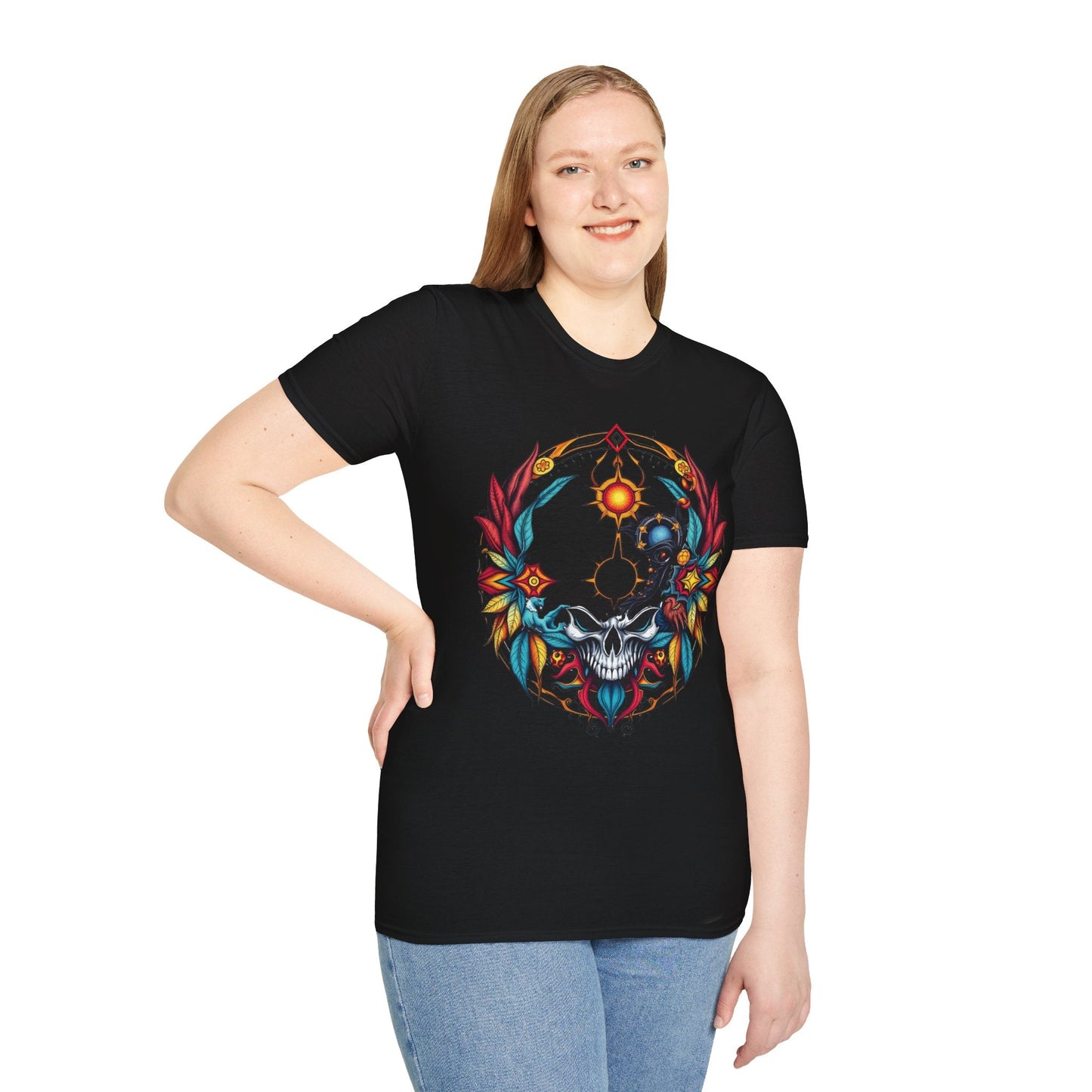 Skull Dare To Look Graphic T-Shirt