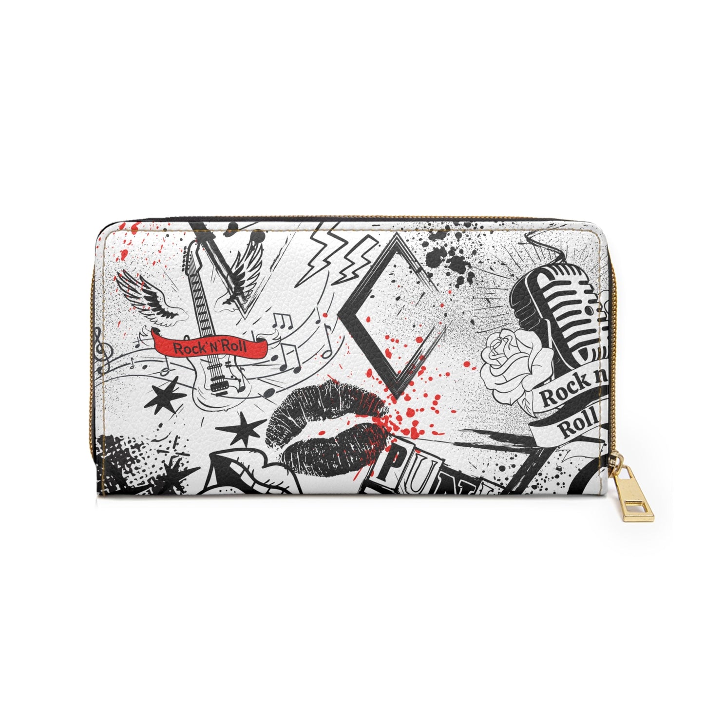 Riot Rock Zippered Wallet