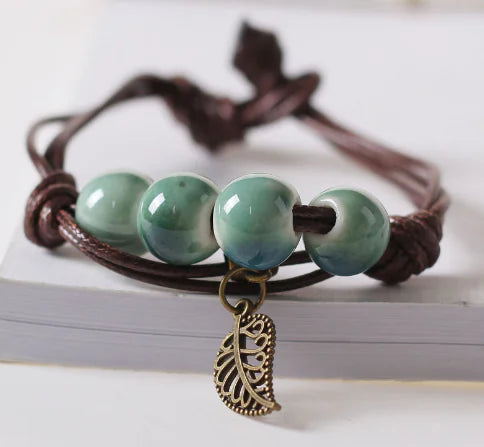 Chic Nature Hippie Women's Beaded Bracelet (One Set)