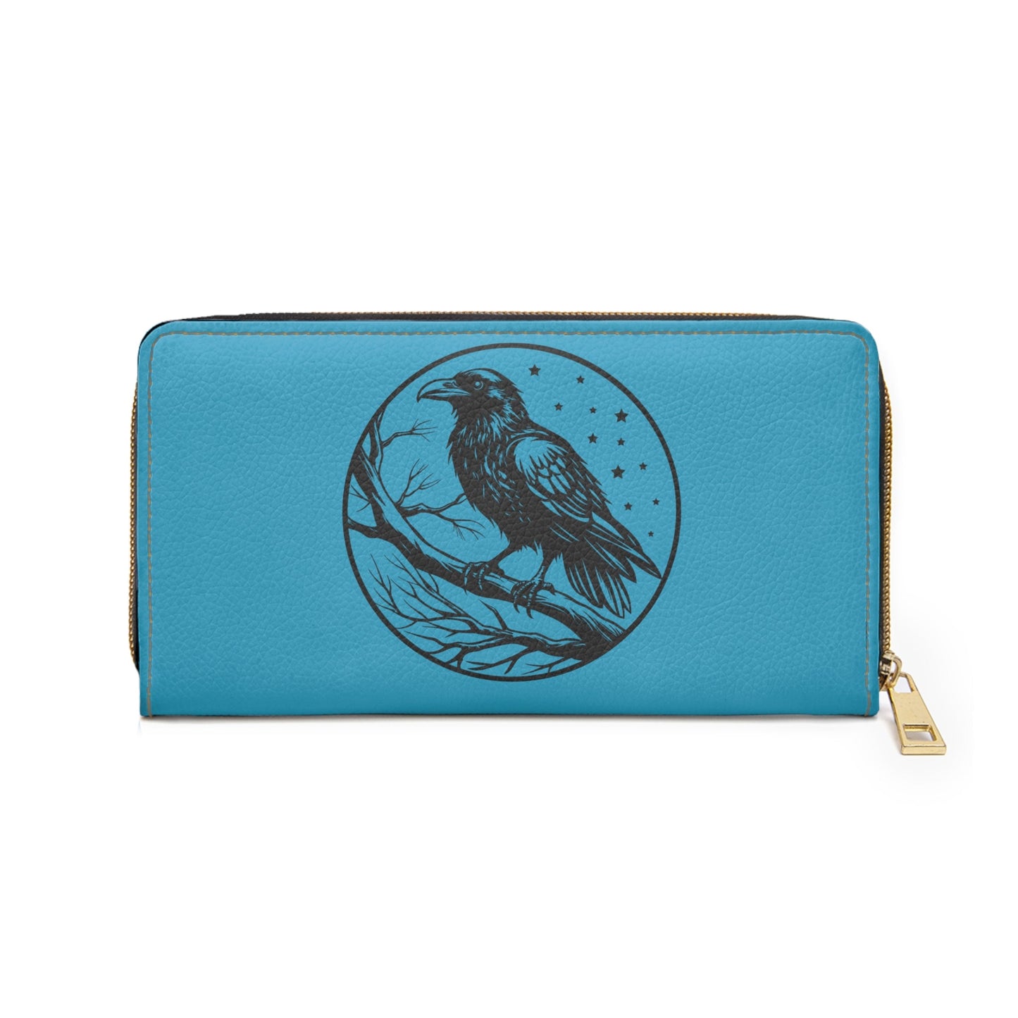 Nevermore Raven Zippered Wallet