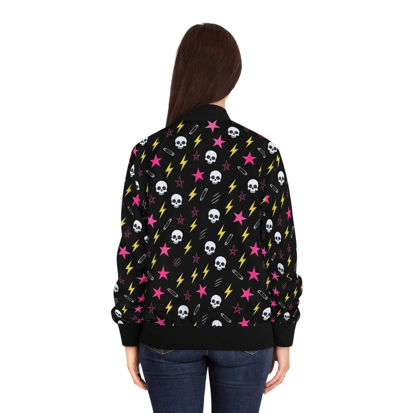 Graveveil Skull Bomber Jacket