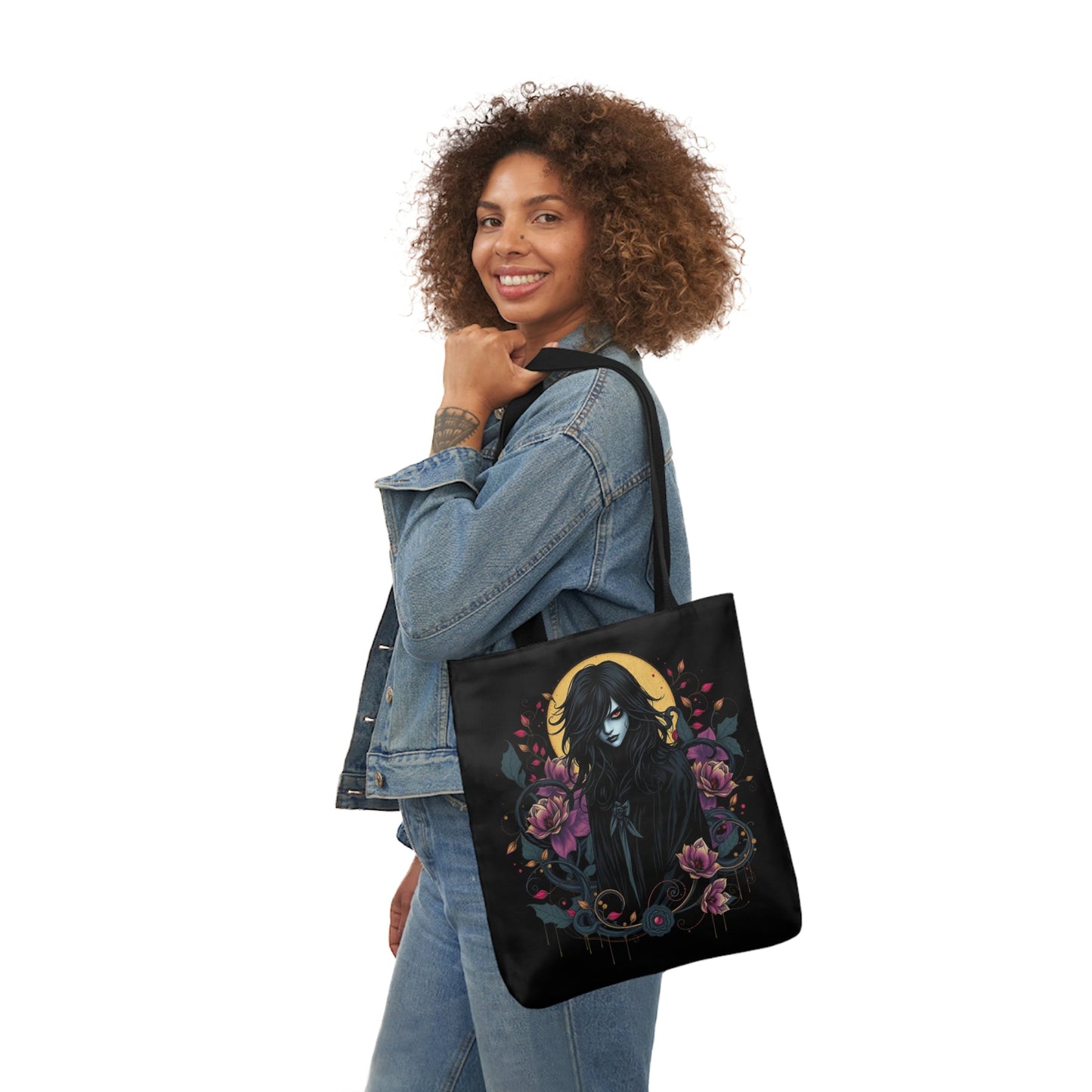 The Shadowmancer's Enchanted Raven Wraith Tote