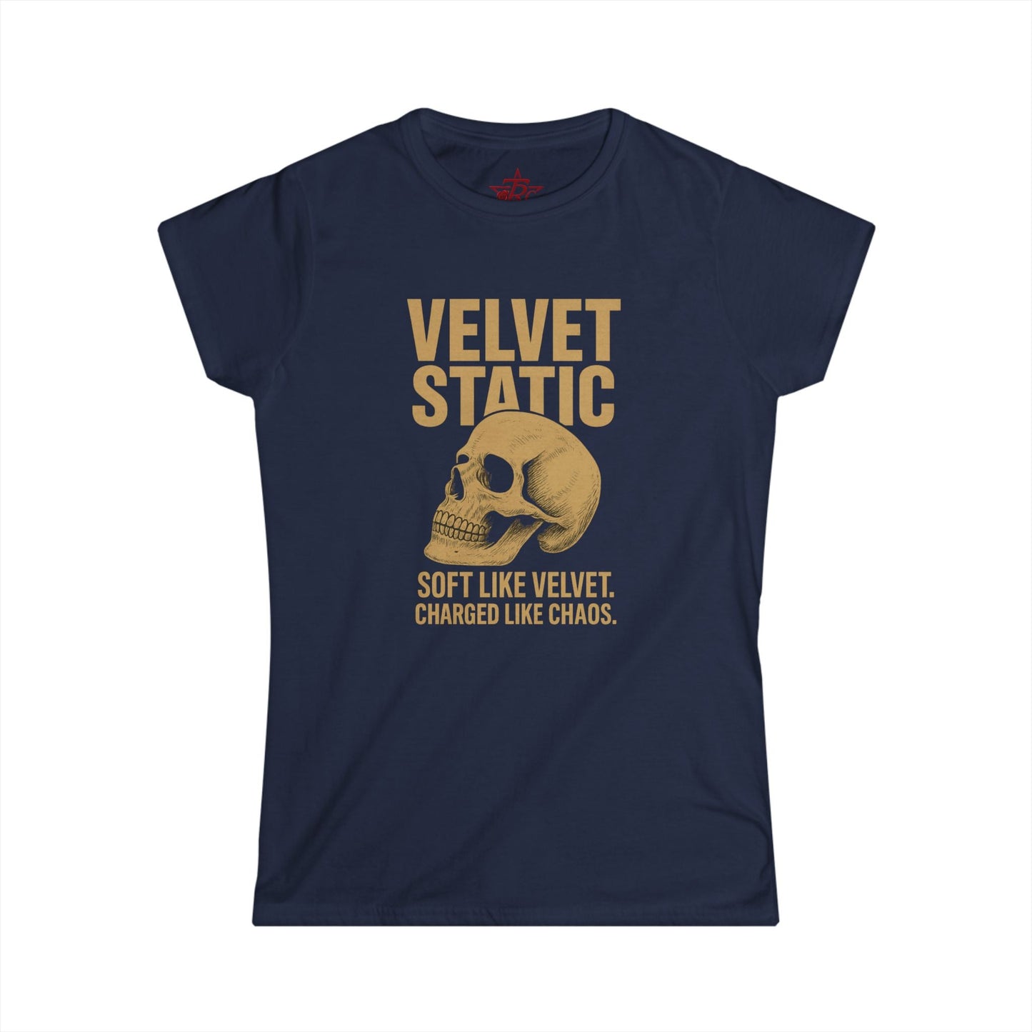 Velvet Static Skull