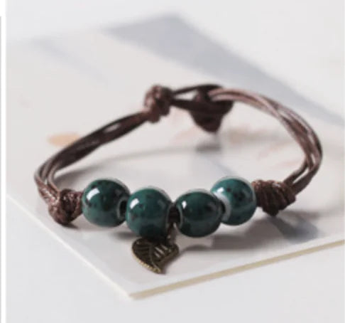 Chic Nature Hippie Women's Beaded Bracelet (One Set)