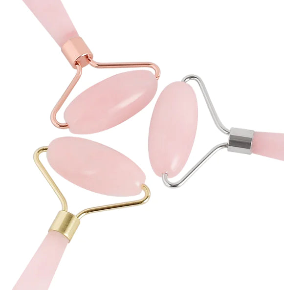 Natural Rose Quartz Glow Roller - Natural Radiance for Every Season