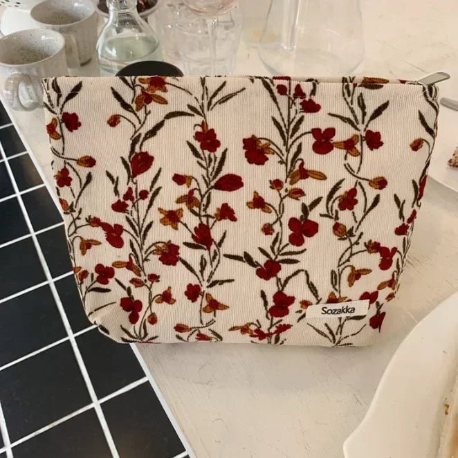 Fashion Leopard Print Makeup Bag Zipper Pouch Large Capacity Portable Toiletries Bag Cosmetic Bag for Women - Ageless Woman Wellness