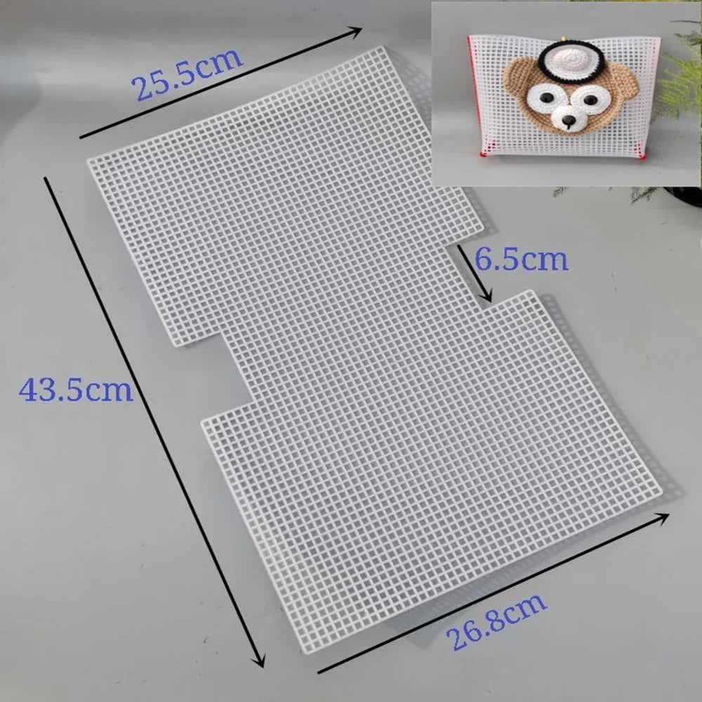 Horseshoe Bag Mesh Knitting Lining Weaving Plastic Mesh Sheet Accessories Velvet DIY Hok Trim Tools Easy Knit Helper Accesorios - Ageless Woman Wellness