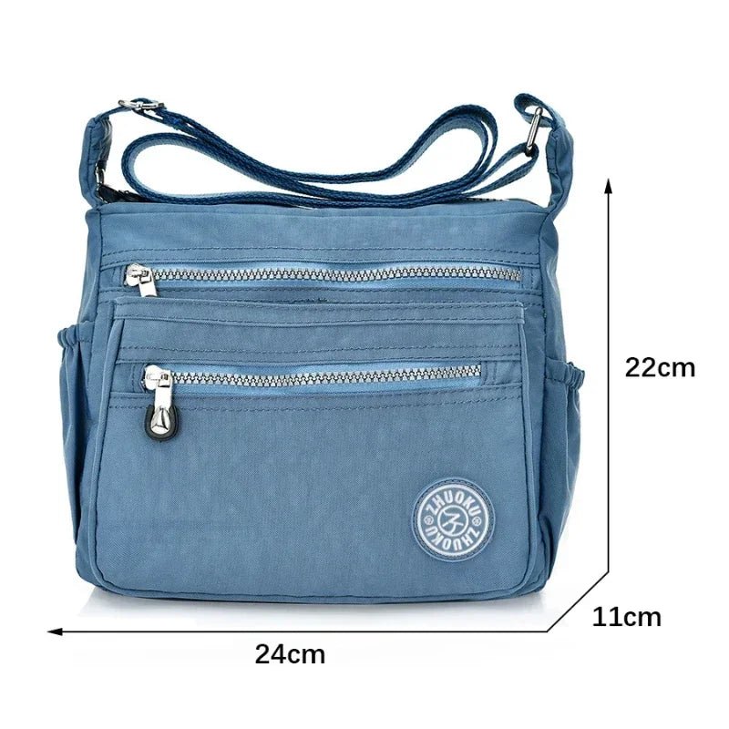 Nylon Women Messenger Bags Small Purse Shoulder Bag Female Crossbody Bags Handbags High Quality Bolsa Tote Beach Purses - Ageless Woman Wellness