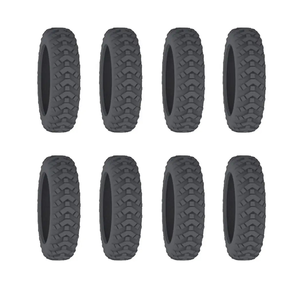 8PCS Travel Luggage Caster Shoes Silicone Suitcase Wheels Protection Cover with Silent Sound Reduce Noise Luggage Accessories - Ageless Woman Wellness