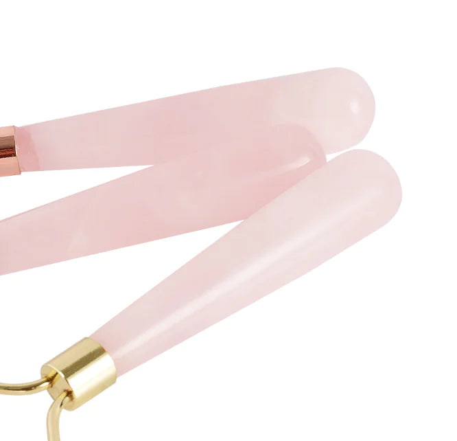 Natural Rose Quartz Glow Roller - Natural Radiance for Every Season