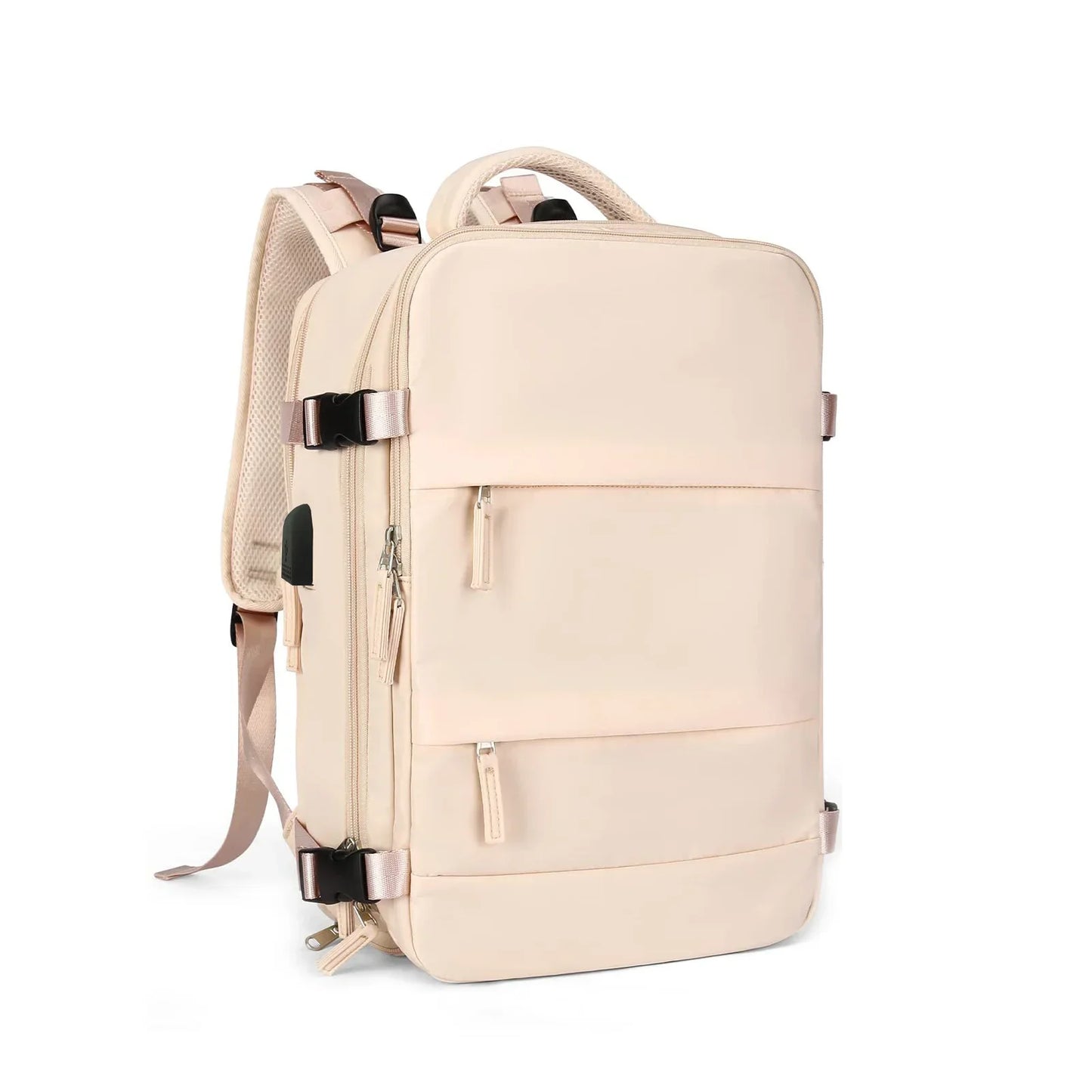 Unisex 50L Waterproof Travel Backpack with Shoe Compartment - Ageless Woman Wellness
