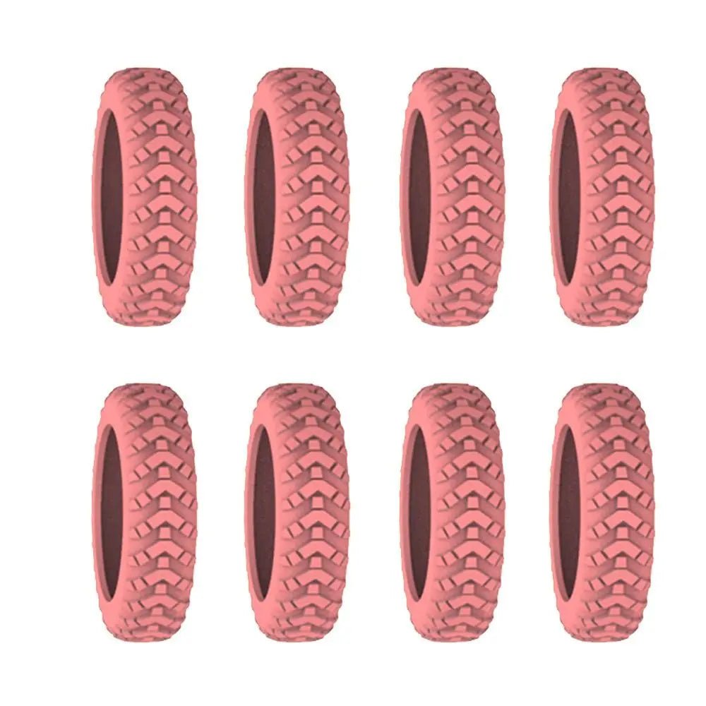 8PCS Travel Luggage Caster Shoes Silicone Suitcase Wheels Protection Cover with Silent Sound Reduce Noise Luggage Accessories - Ageless Woman Wellness