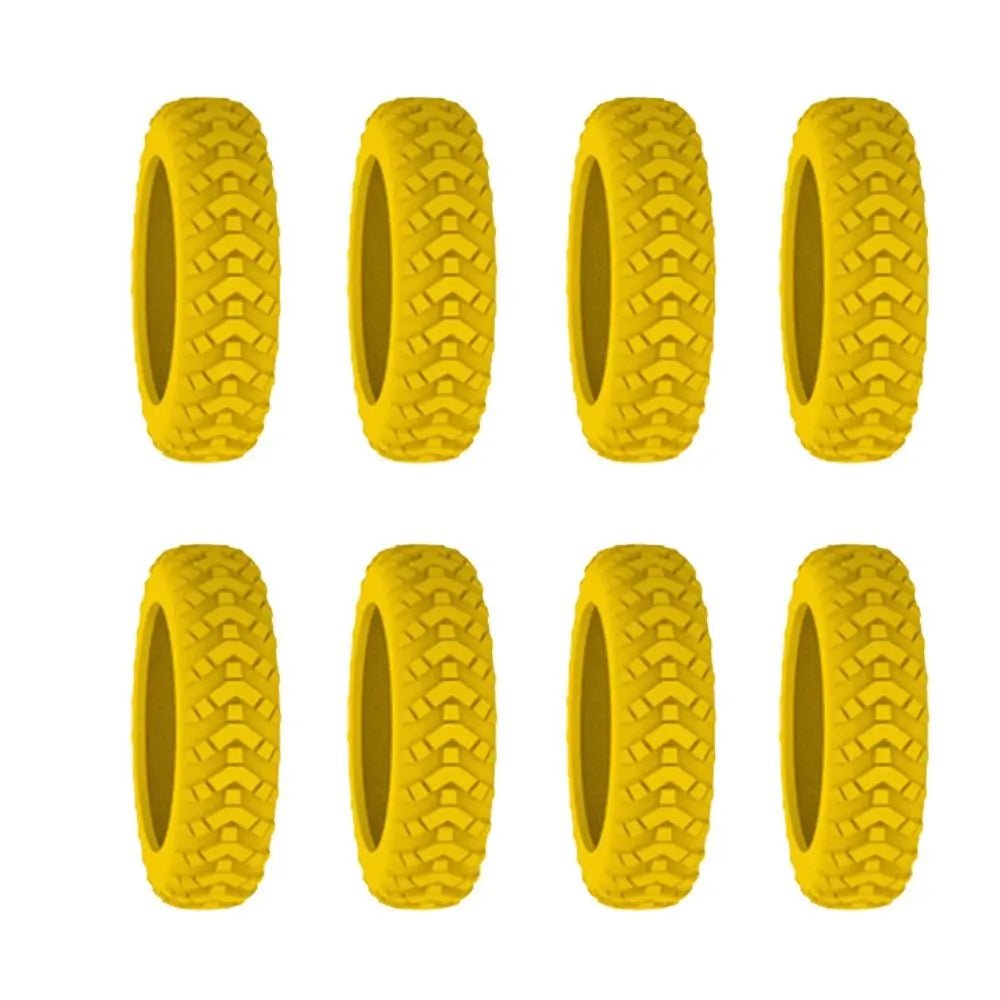8PCS Travel Luggage Caster Shoes Silicone Suitcase Wheels Protection Cover with Silent Sound Reduce Noise Luggage Accessories - Ageless Woman Wellness