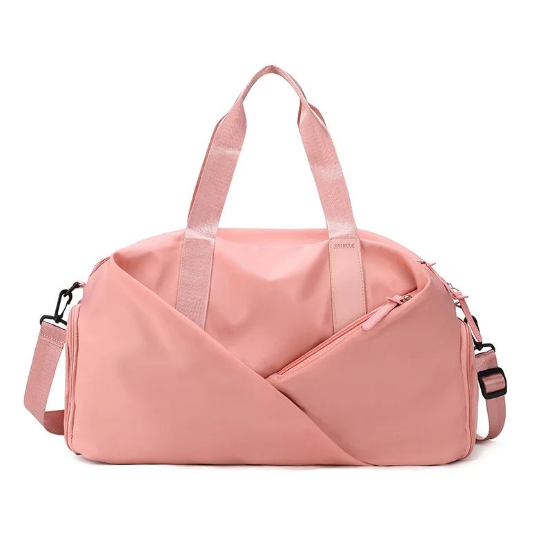 Women's Gym Bag with Wet/Dry Separation and Shoe Compartment - Ageless Woman Wellness