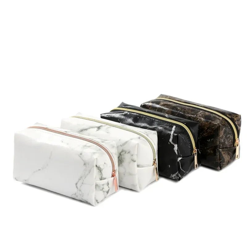 Women Leopard Print Cosmetic Bag Fashion Leather Makeup Bag Travel Cosmetic Organizer Bag Toiletry Make Up Tool Case - Ageless Woman Wellness