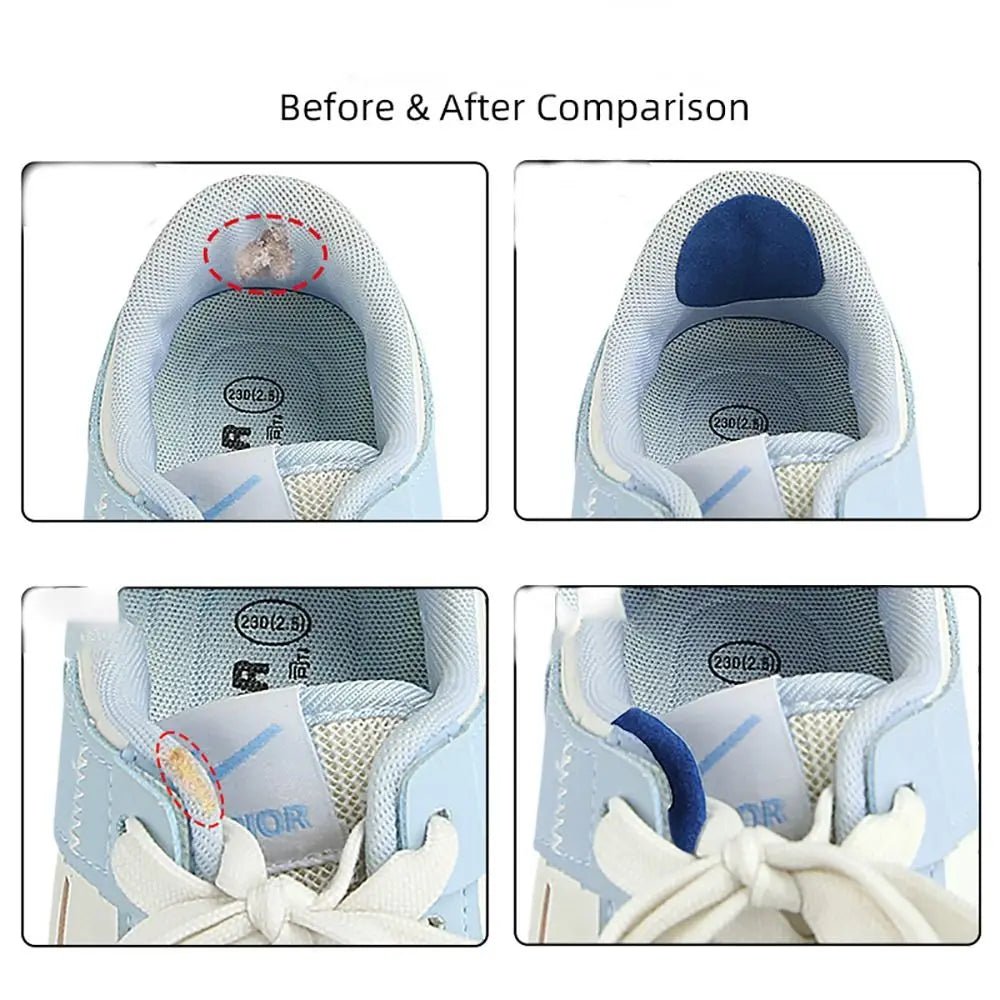 6pcs Accessories Self - Adhesive Shoe Repair Patch Microfiber Leather Durable Heel Hole Pads Universal Sneaker Repair Pads - Ageless Woman Wellness