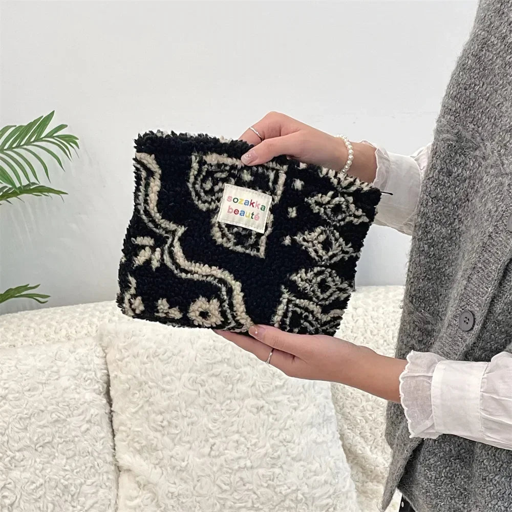 Large Capacity Cosmetic Bag Fashoin New Leopard Print Women Portable Cosmetic Storage Bag Travel Storage Make Up Organizer Case - Ageless Woman Wellness