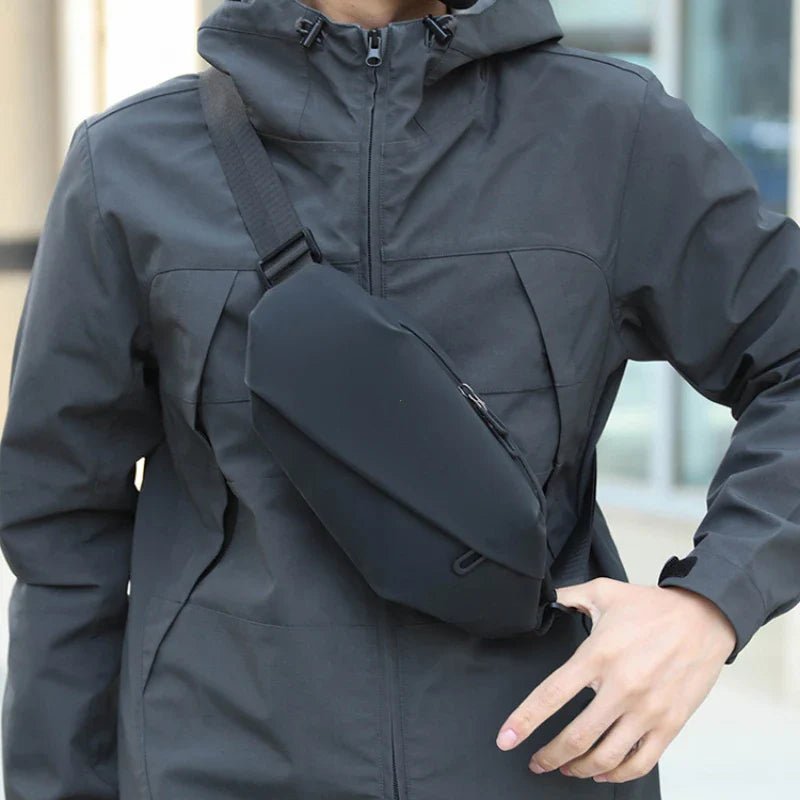 Men's Minimalist Waterproof Running Waist Bag Crossbody Belt Pack - Ageless Woman Wellness