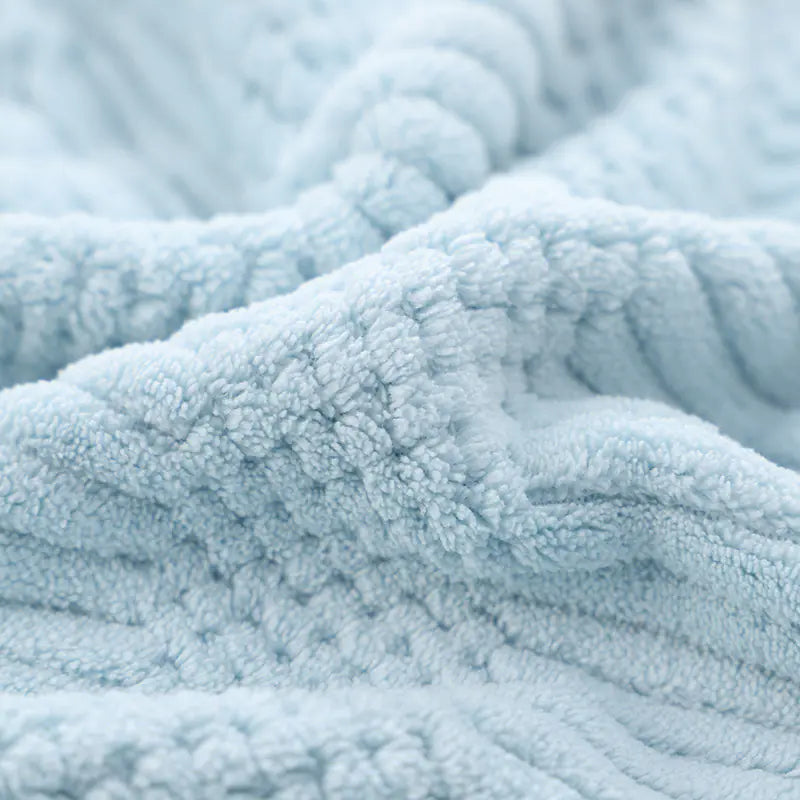 Coral Fleece Absorbent Towel Set