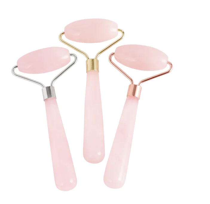 Natural Rose Quartz Glow Roller - Natural Radiance for Every Season