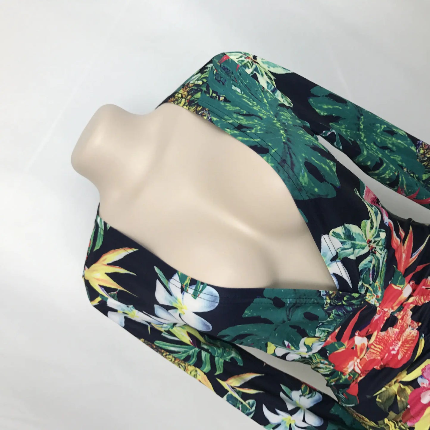 Floral V-Neck Split Maxi Dress