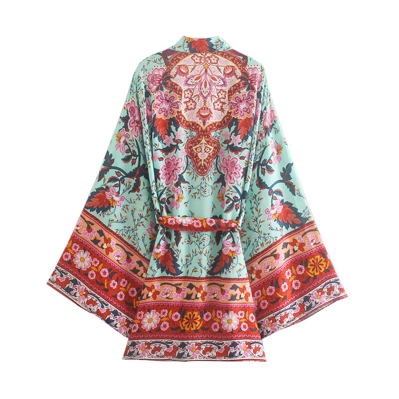 Boho Totem Waist Kimono