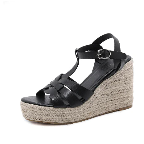 Womens Wedge Espadrille Ankle Strap Gladiator Sandals