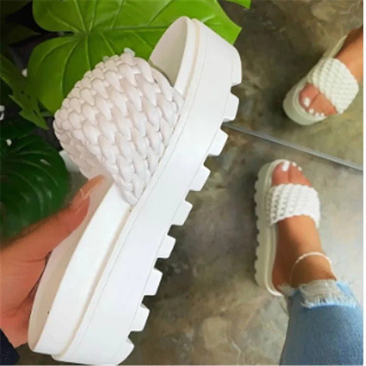 Woven Platform Women's Sandals and Slippers