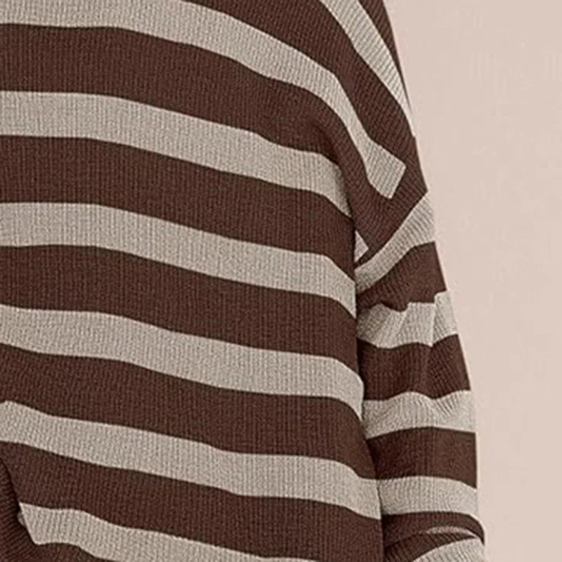 Women's Striped 2-Piece Casual Set