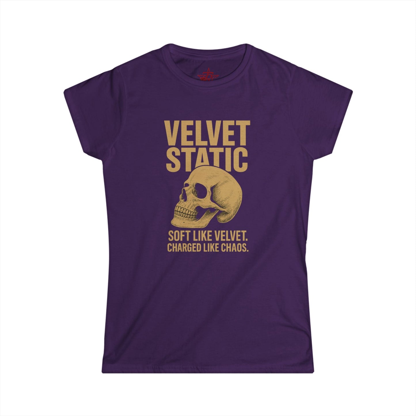 Velvet Static Skull