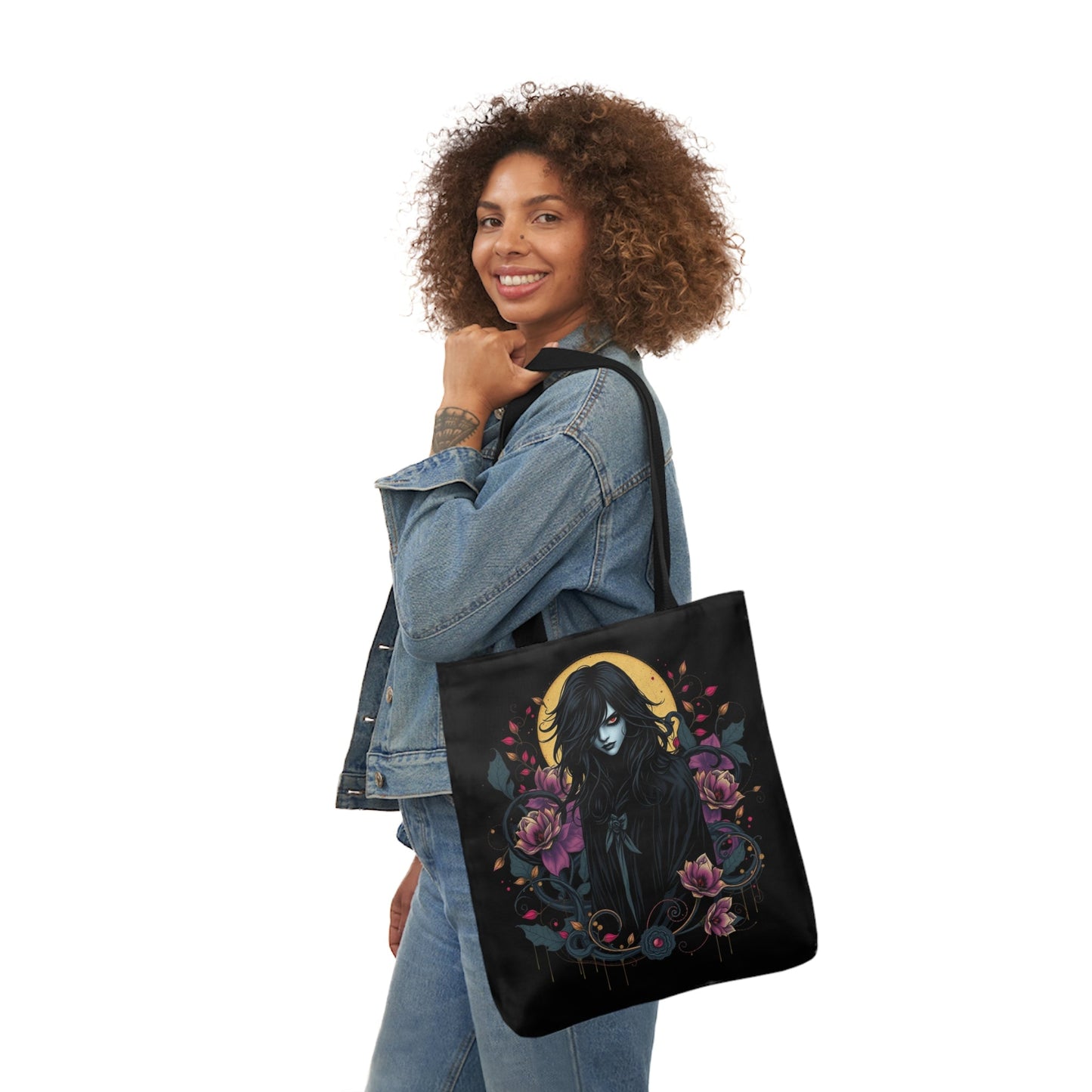 The Shadowmancer's Enchanted Raven Wraith Tote