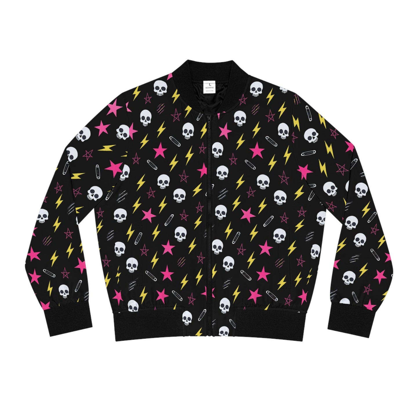 Graveveil Skull Bomber Jacket