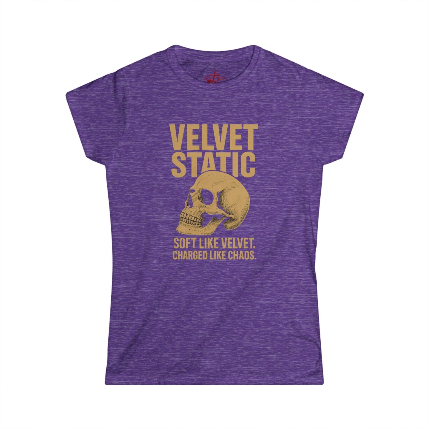 Velvet Static Skull