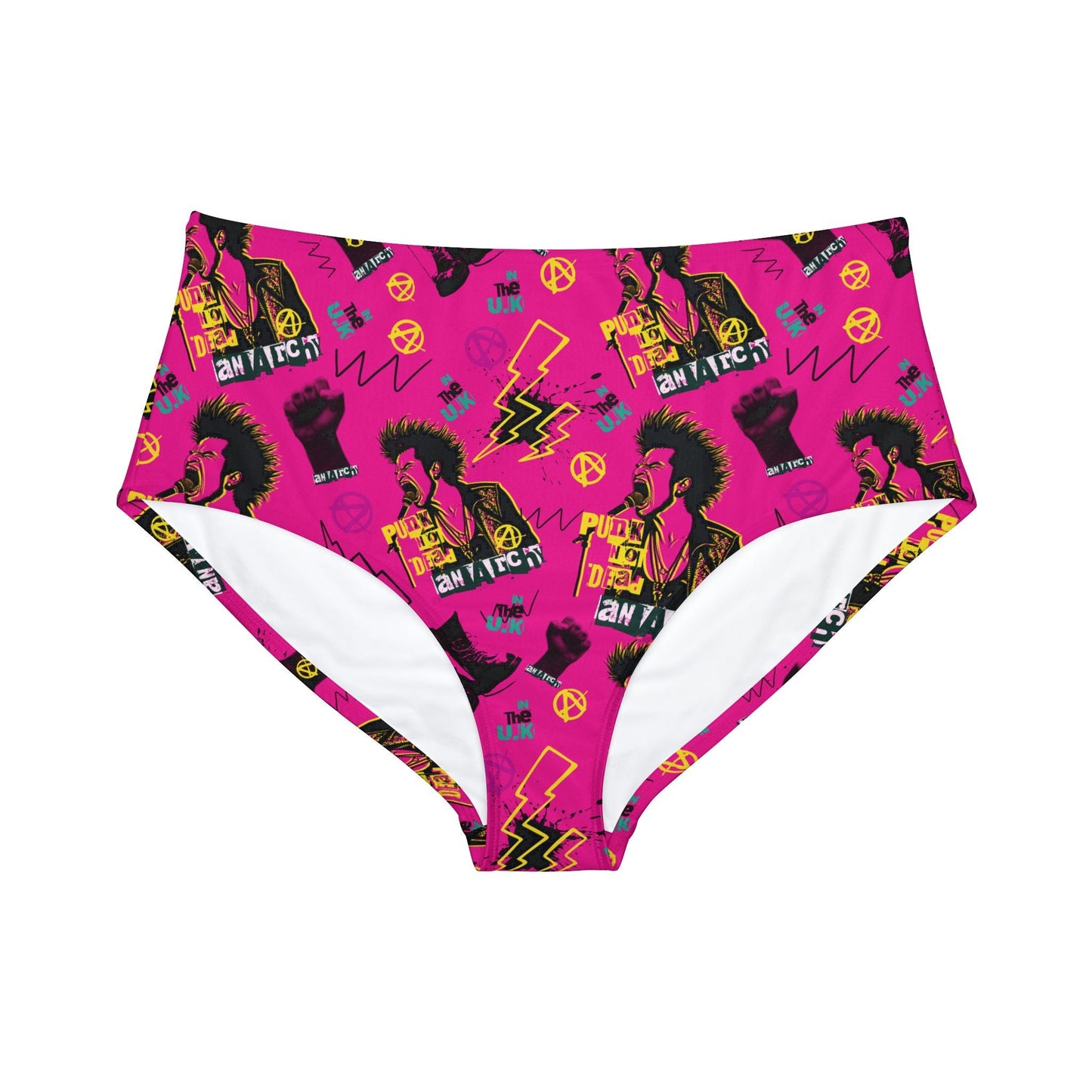 Rebel Punk High-Waist Hipster
