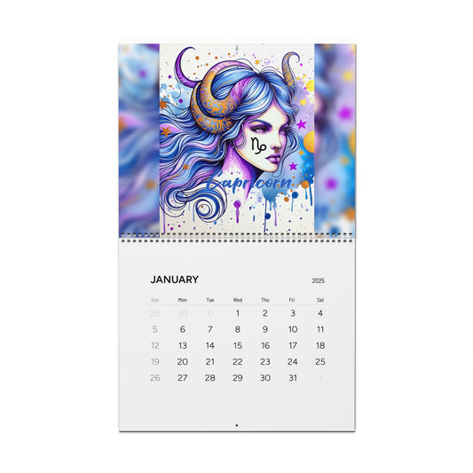 Beautiful Birth Sign Wall Calendars (2025)