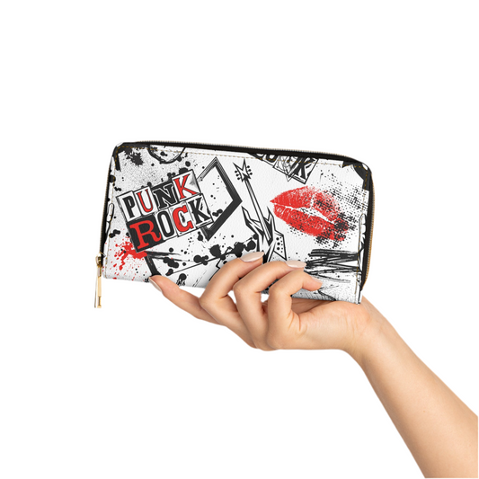 Riot Rock Zippered Wallet