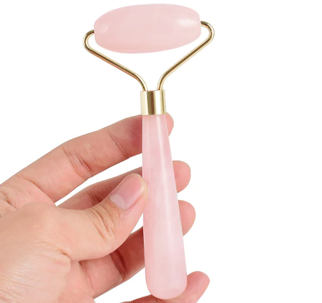 Natural Rose Quartz Glow Roller - Natural Radiance for Every Season