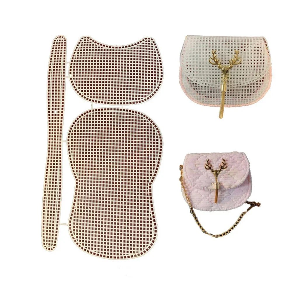 Horseshoe Bag Mesh Knitting Lining Weaving Plastic Mesh Sheet Accessories Velvet DIY Hok Trim Tools Easy Knit Helper Accesorios - Ageless Woman Wellness
