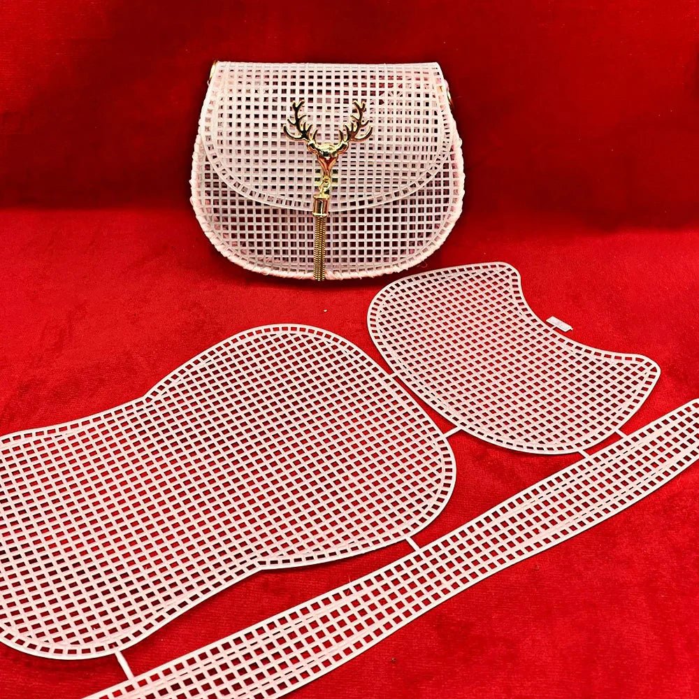 Horseshoe Bag Mesh Knitting Lining Weaving Plastic Mesh Sheet Accessories Velvet DIY Hok Trim Tools Easy Knit Helper Accesorios - Ageless Woman Wellness