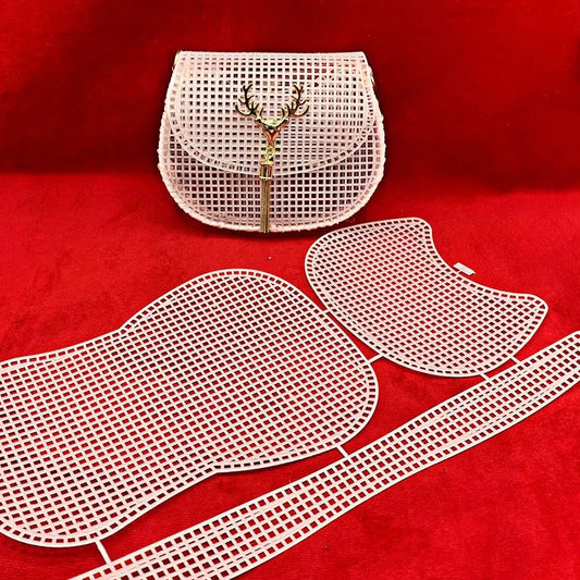 Horseshoe Bag Mesh Knitting Lining Weaving Plastic Mesh Sheet Accessories Velvet DIY Hok Trim Tools Easy Knit Helper Accesorios - Ageless Woman Wellness