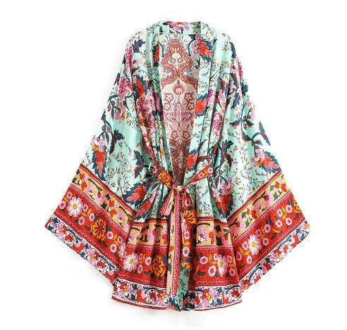 Boho Totem Waist Kimono