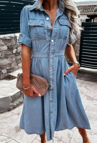 Casual Denim Dress for Women