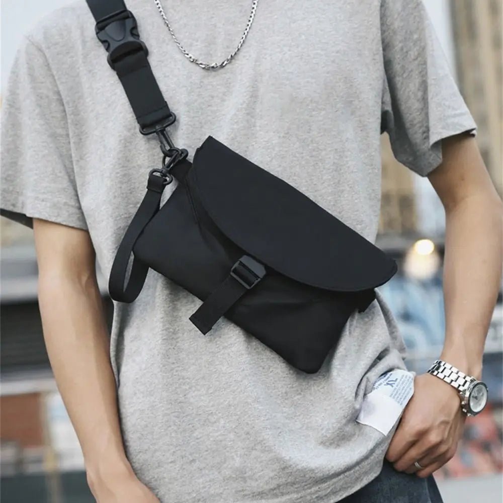 Men's Nylon Crossbody Cellphone Pouch Sling Bag Outdoor Sports Running Bag - Ageless Woman Wellness